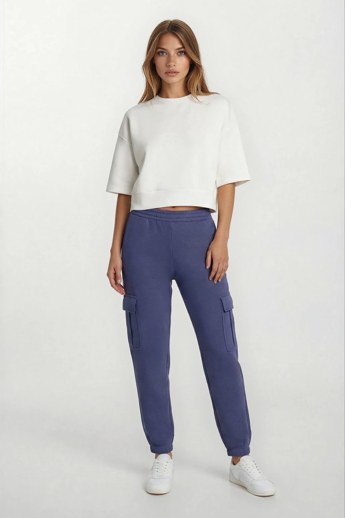 Wide Fleece Cargo Pant – 30”