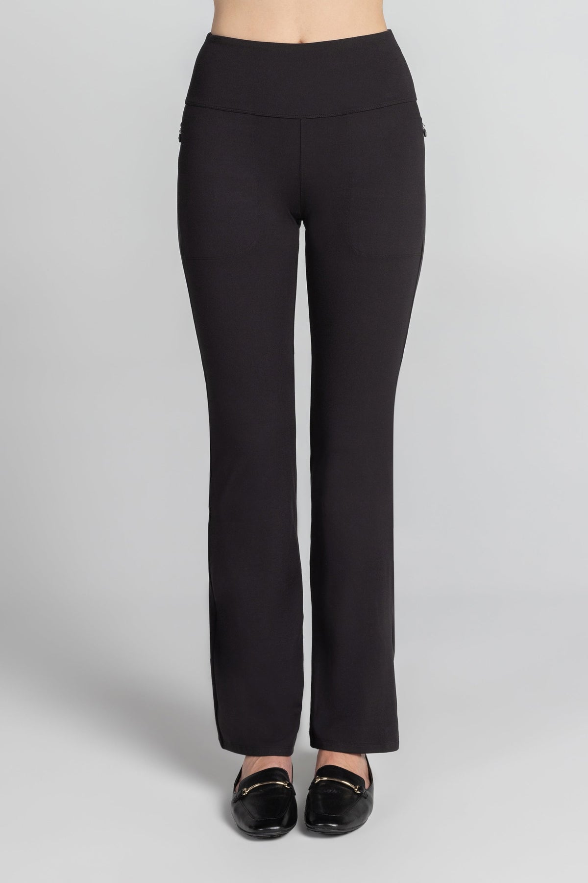 Pantalon évasé taille ultra haute Luna
