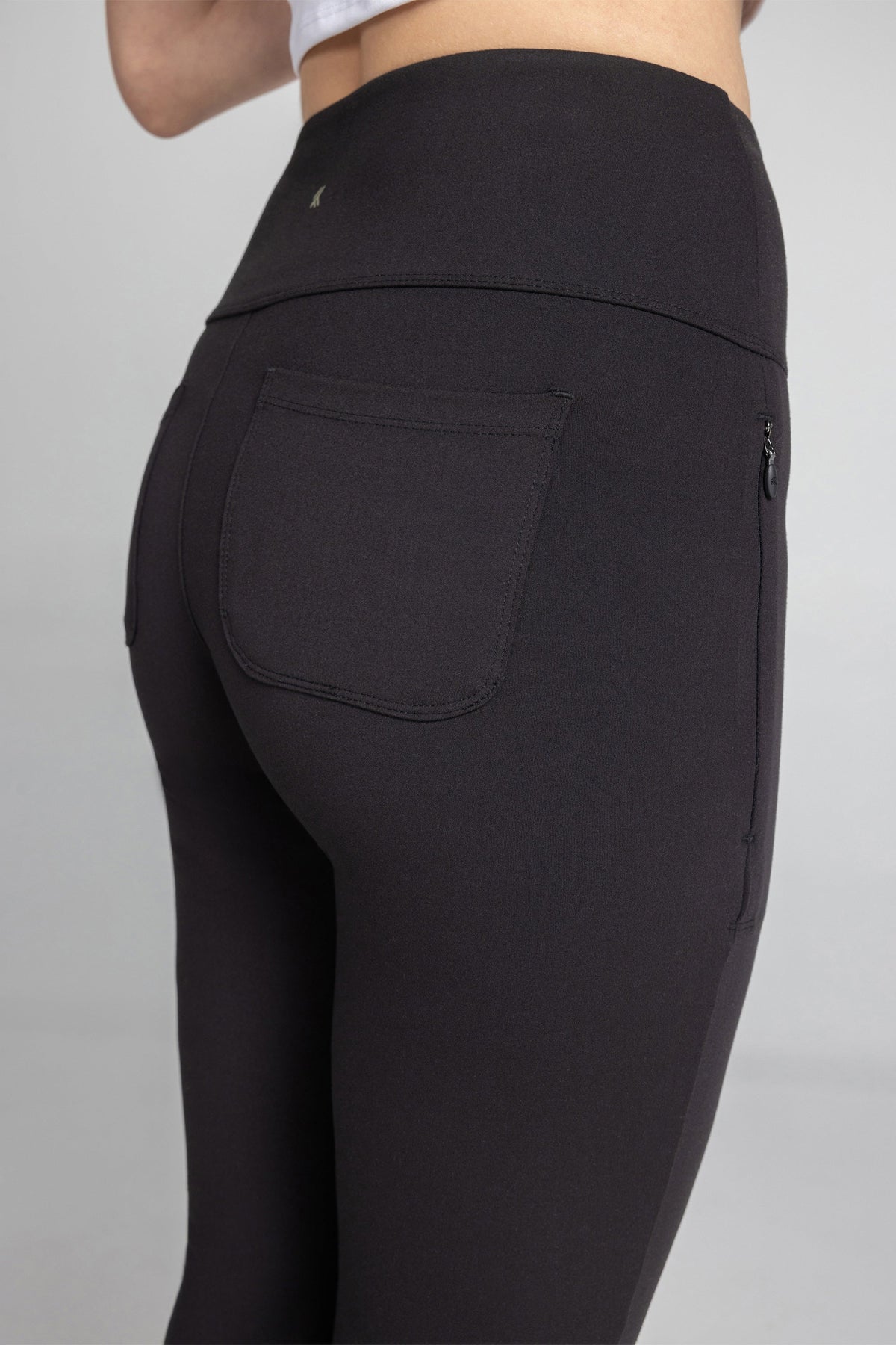 Pantalon évasé taille ultra haute Luna