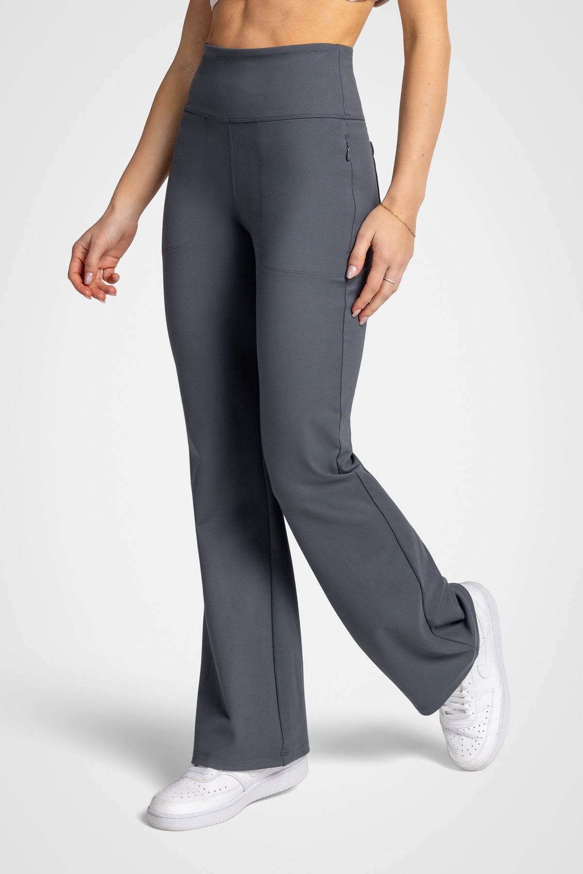 Pantalon évasé taille ultra haute Luna