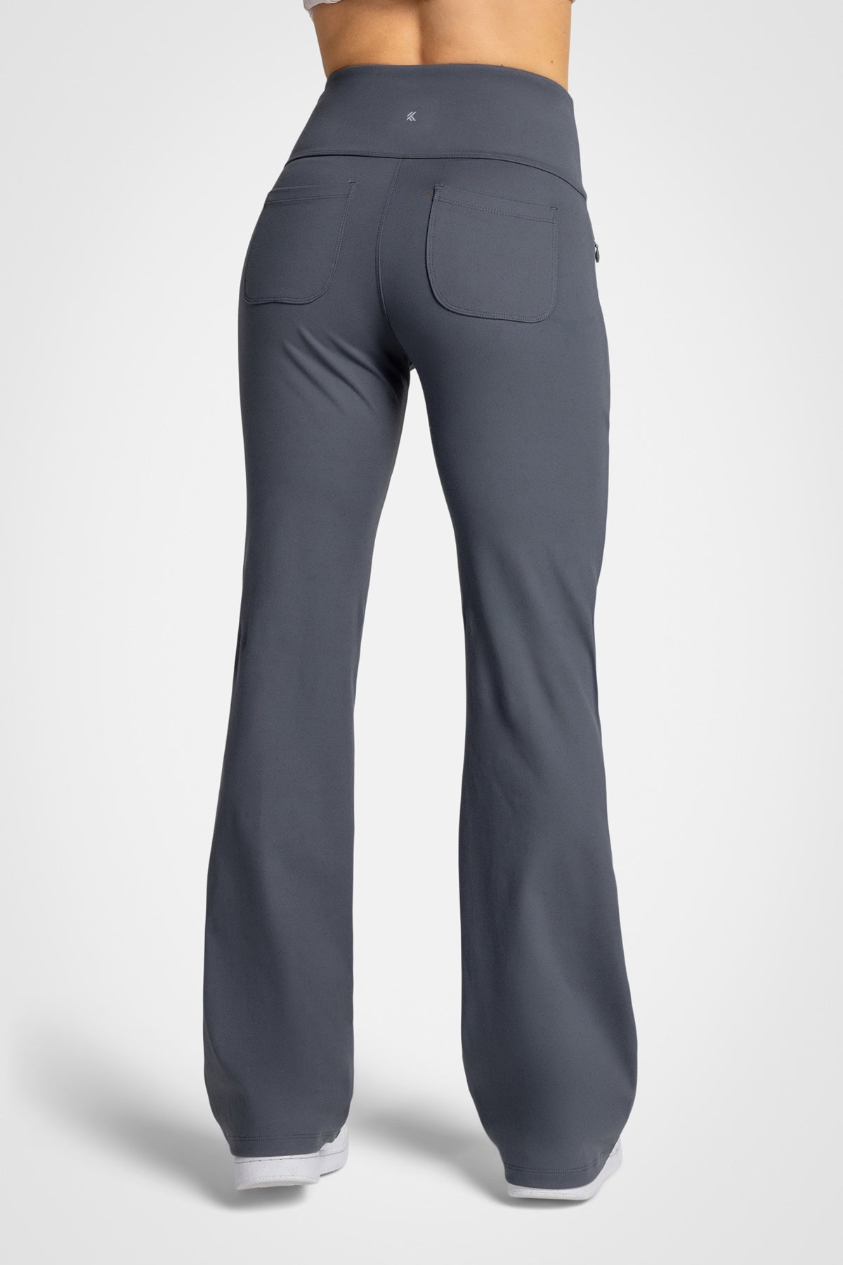 Pantalon évasé taille ultra haute Luna
