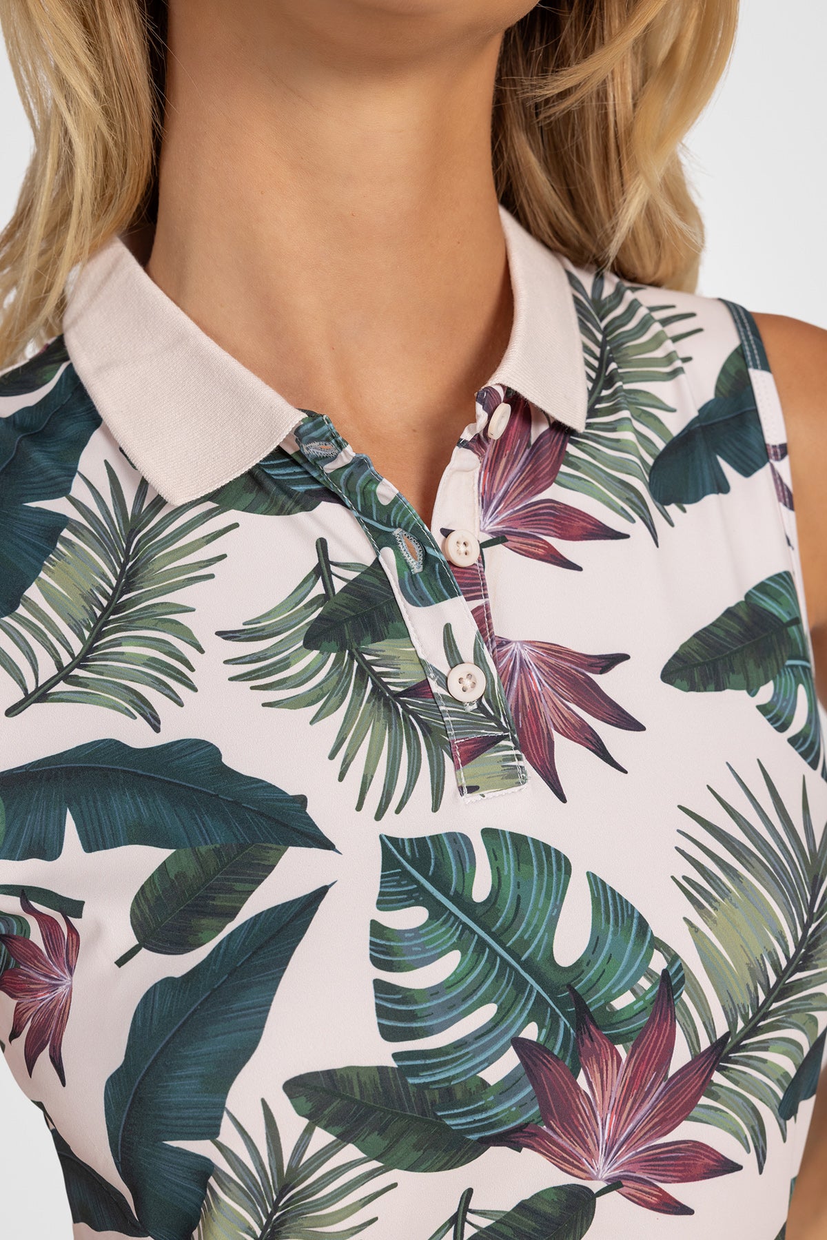 Palm Ace Sleeveless Polo