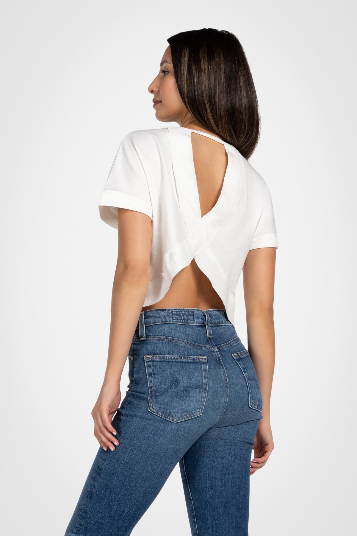 Keyhole Slub Jersey Tee