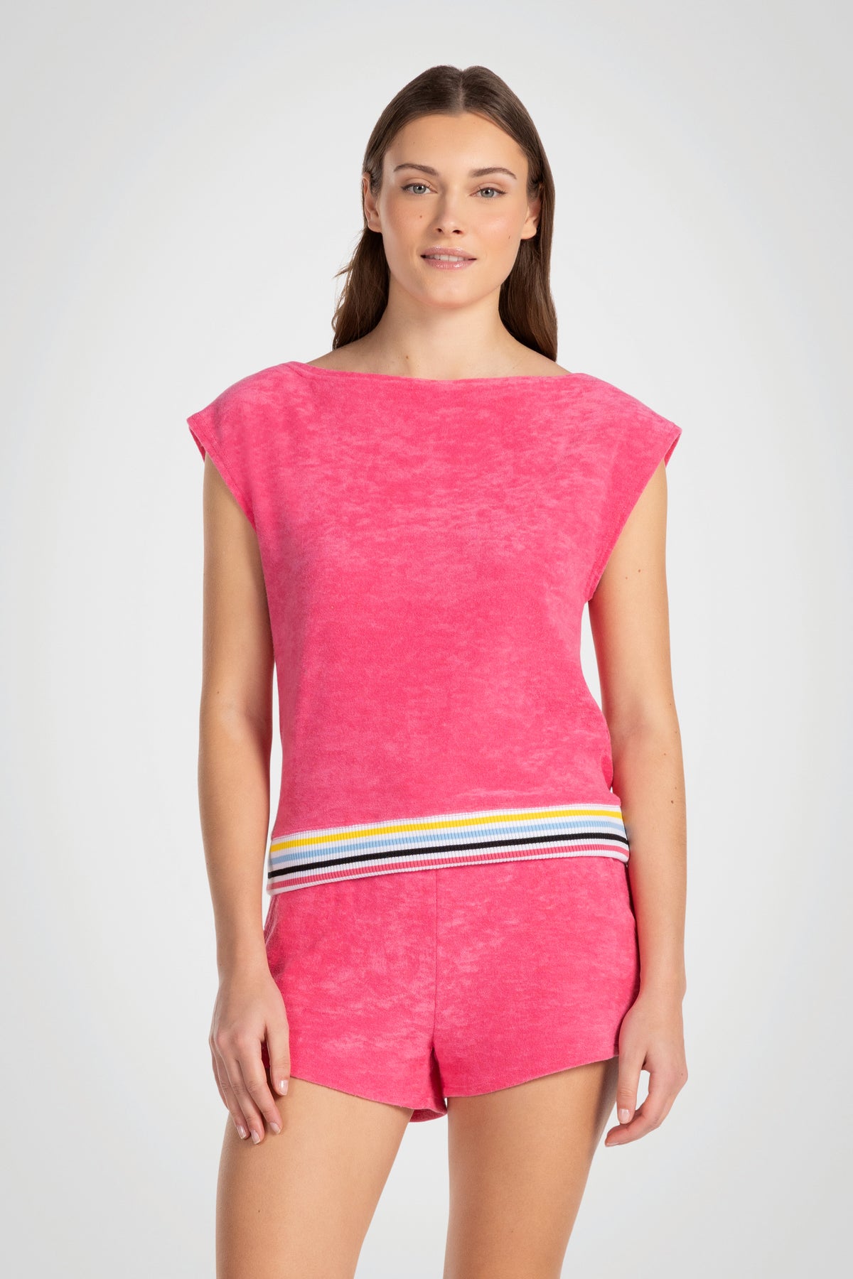 DriftEase Sleeveless Terry Top