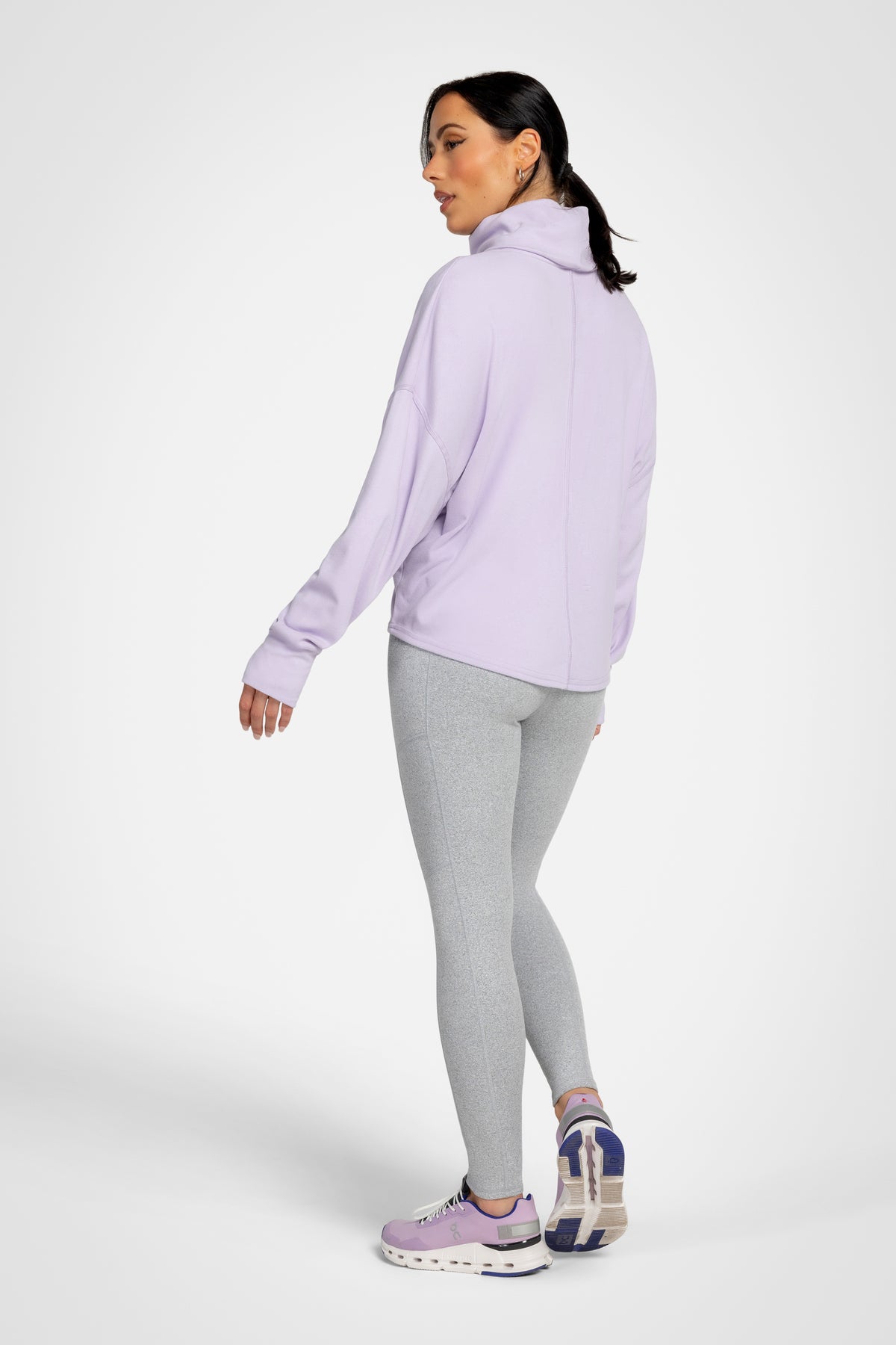 Solace Ribbed Turtleneck Top