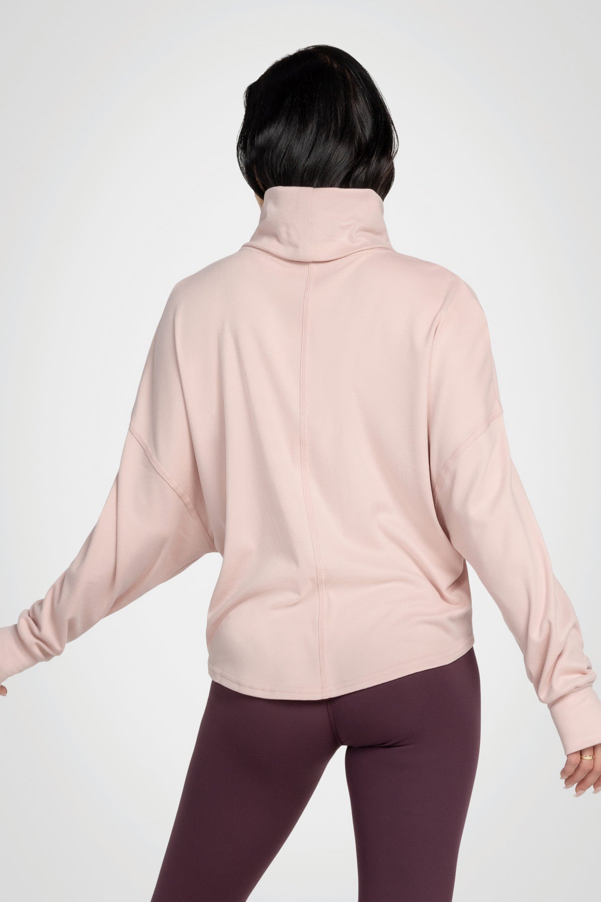 Solace Ribbed Turtleneck Top