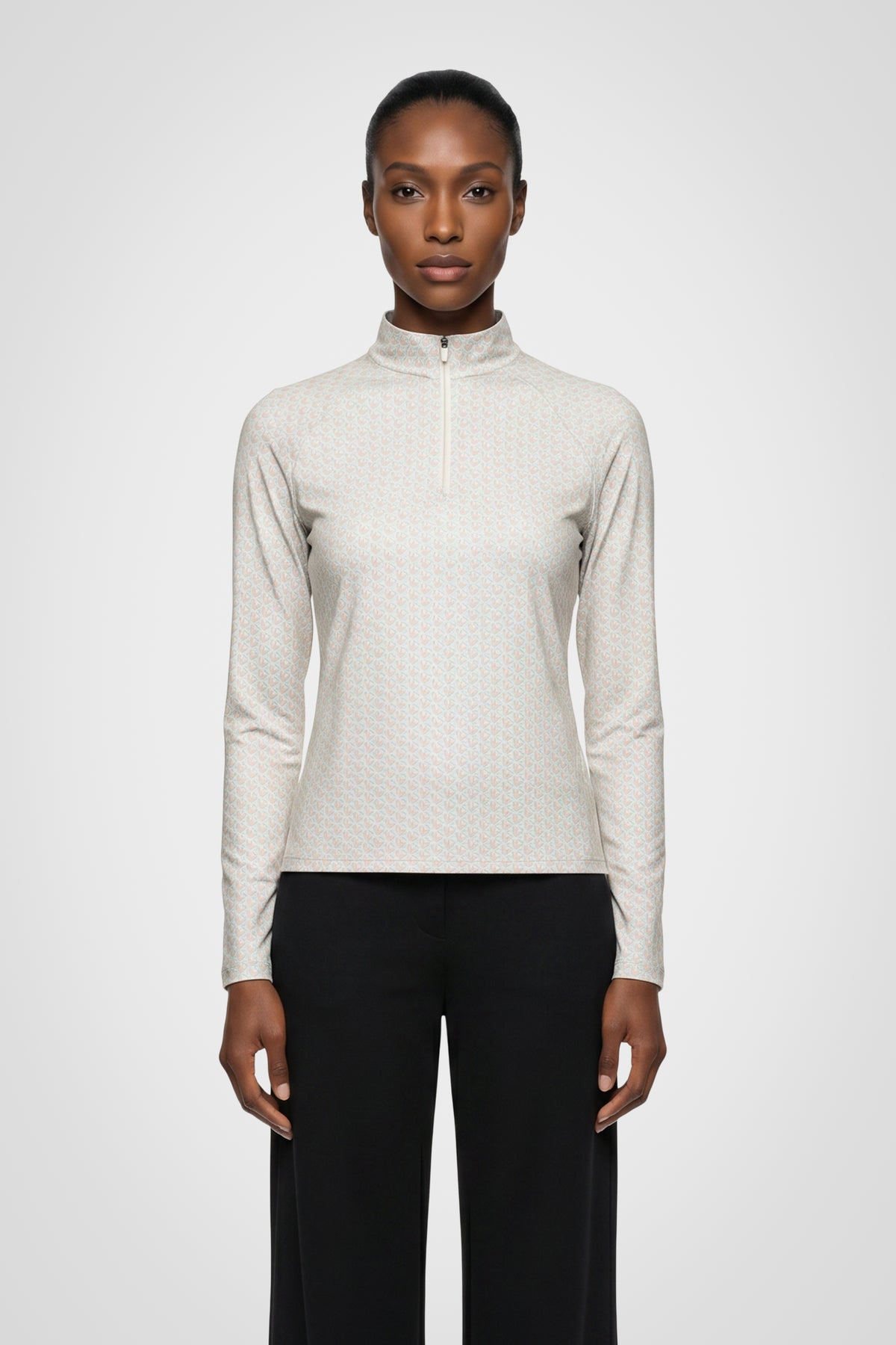 Sierra Quarter Zip Long Sleeve Top