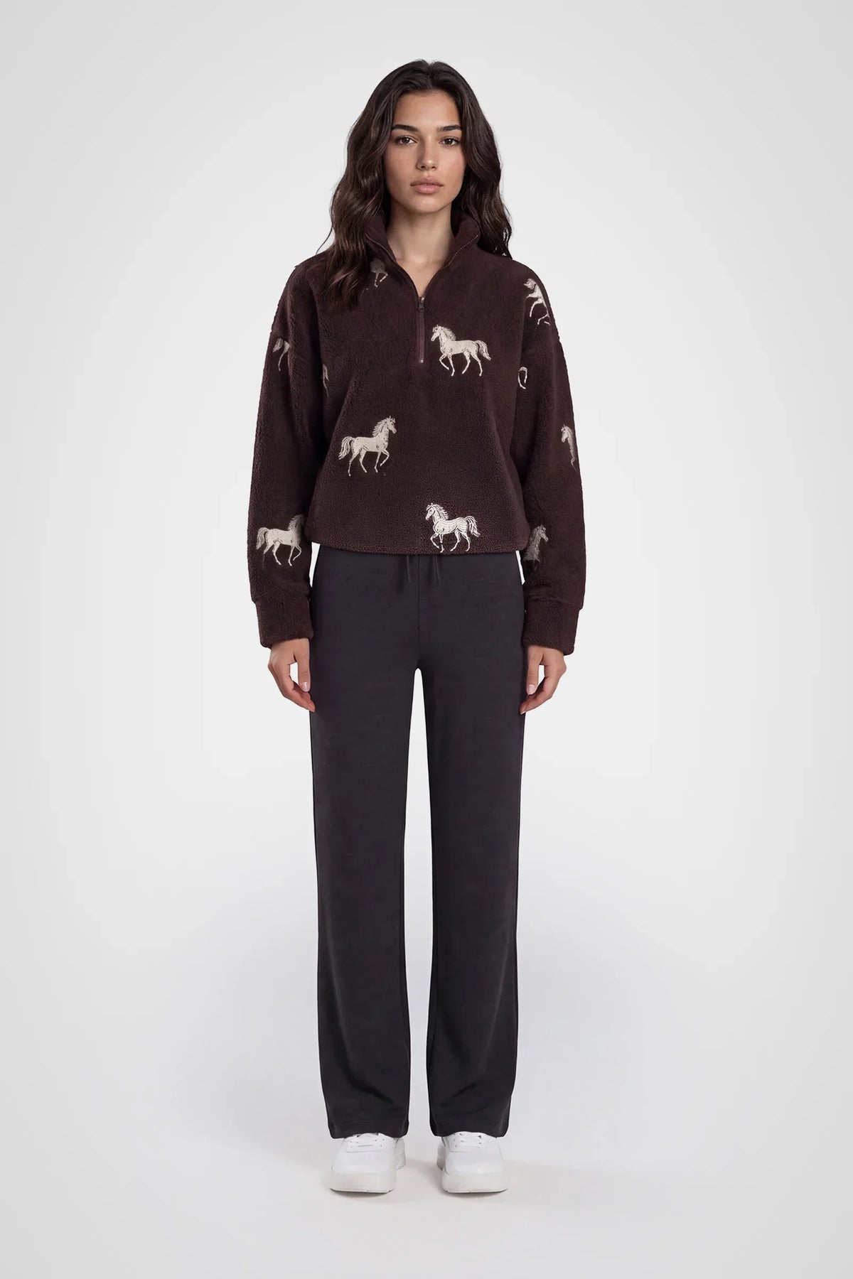 Alpine Bloom Sherpa Half-Zip