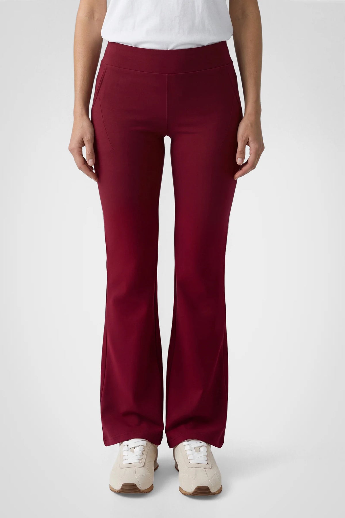 Averra Brushed Scuba Straight-Leg Pants