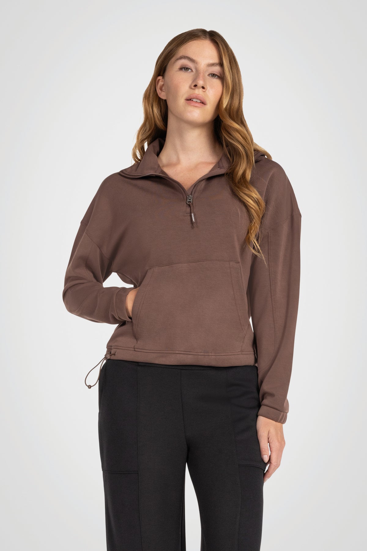 Bungee Modal Mock Neck Pullover
