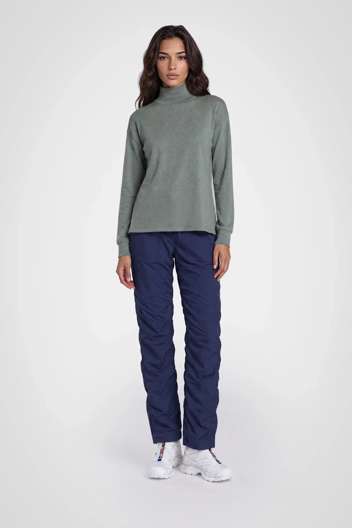 Mossvale Mock Neck Pullover