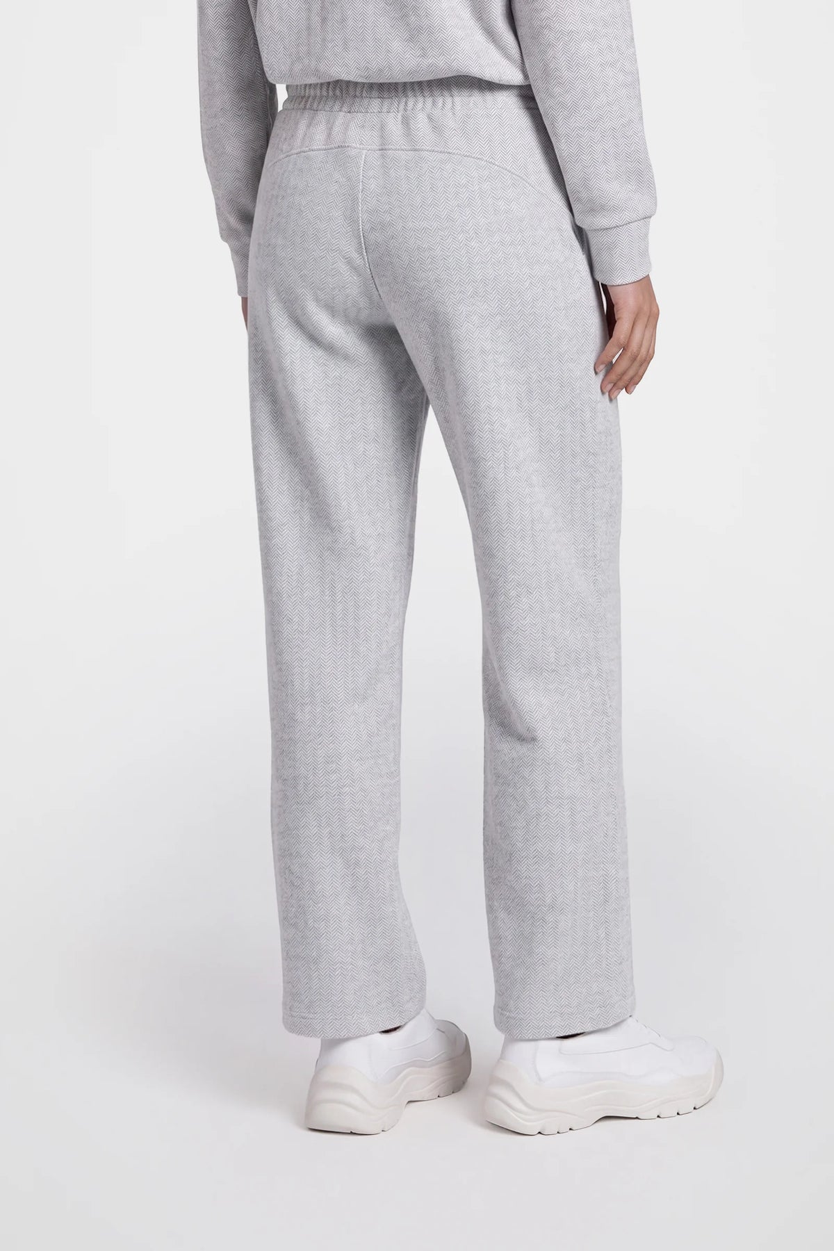 Cozy Herringbone Wide Leg Pant