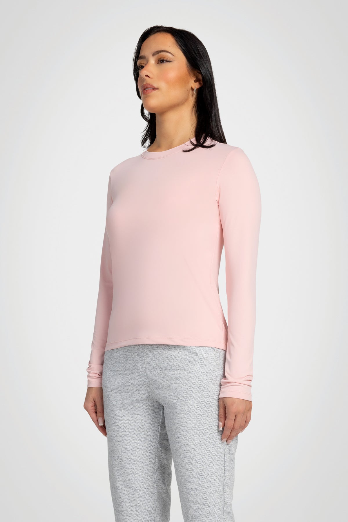 Willow Long-Sleeve Crewneck Top