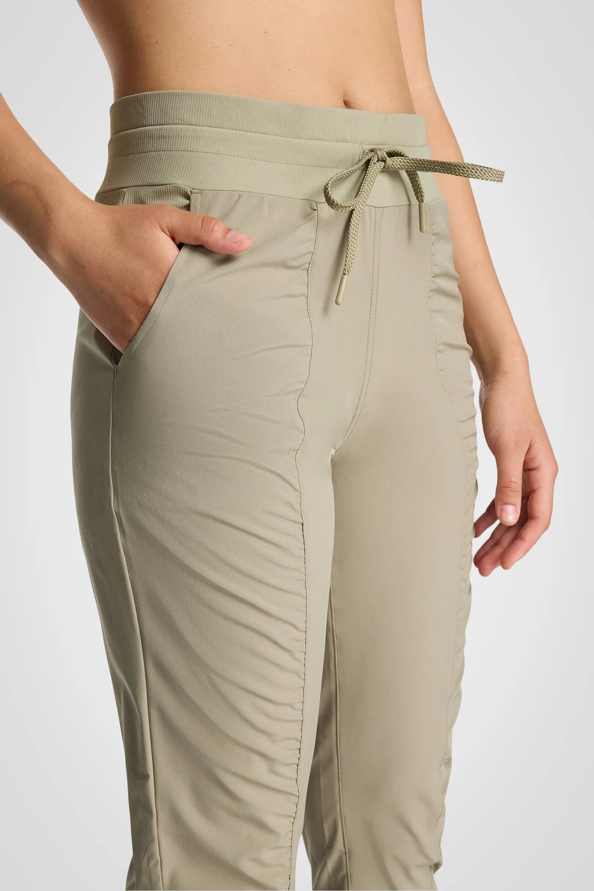 Pantalon à ourlet côtelé ComfortFlex