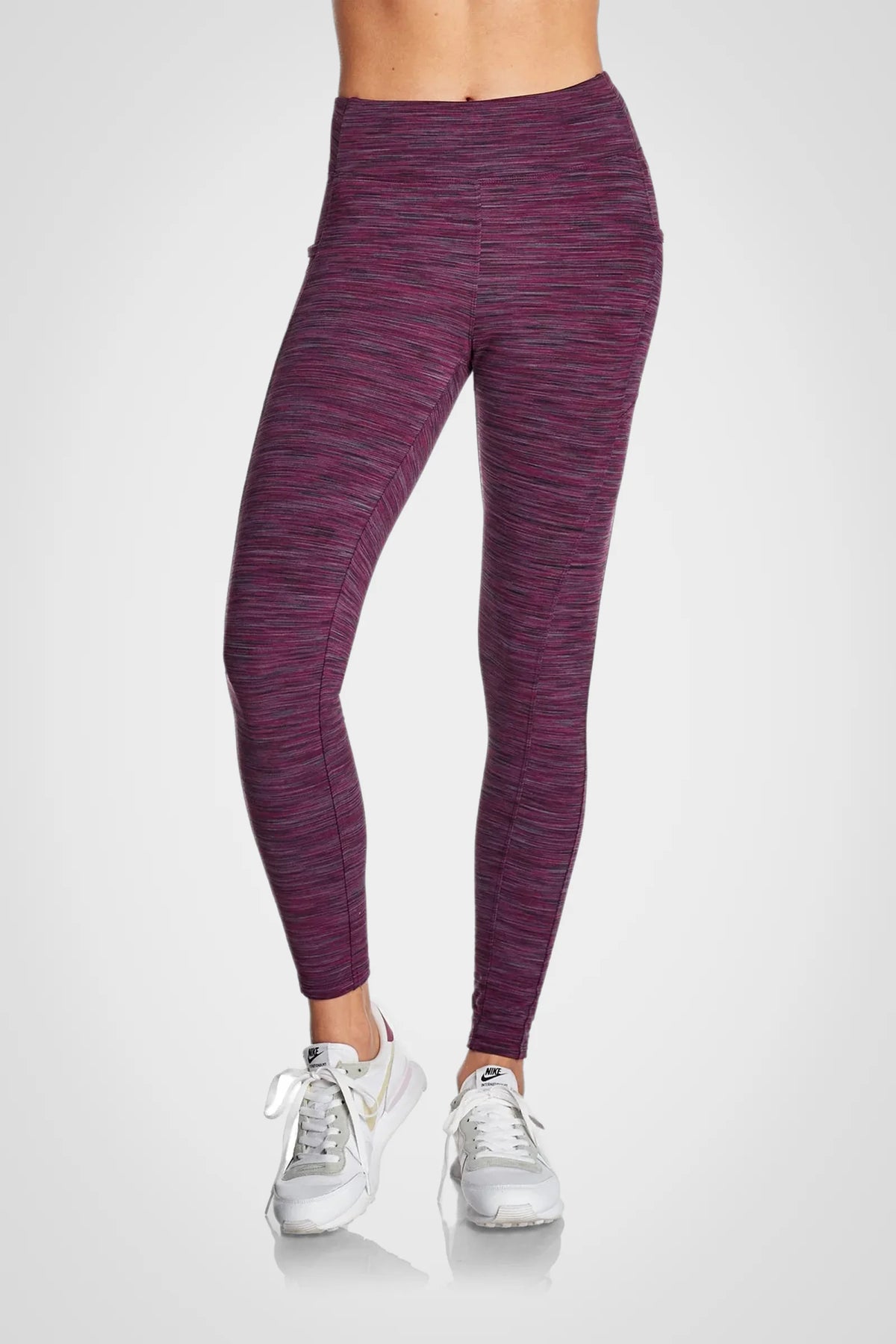 Legging double brossé taille haute Space Dye