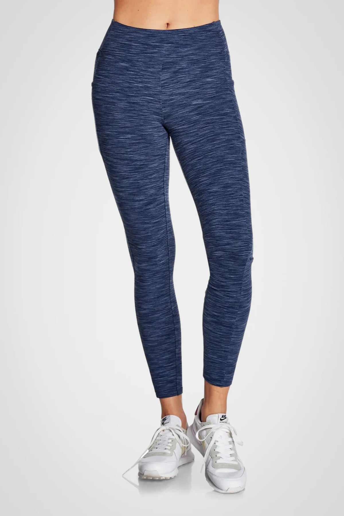 Legging double brossé taille haute Space Dye