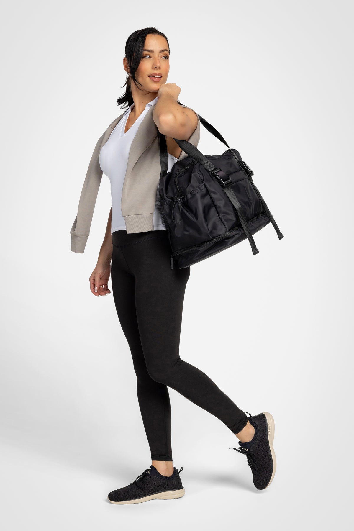 Lila Sleeveless Polo Top
