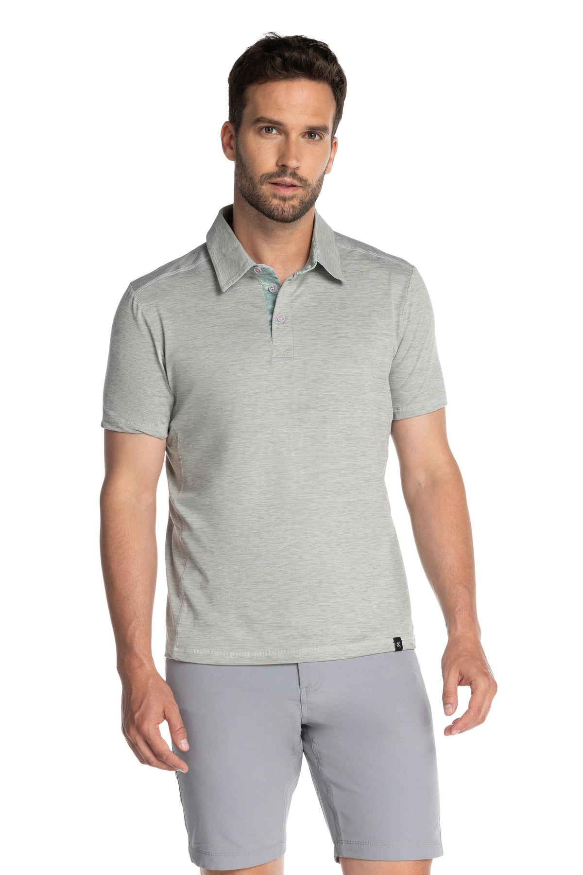 Polo à col contrasté Brookside