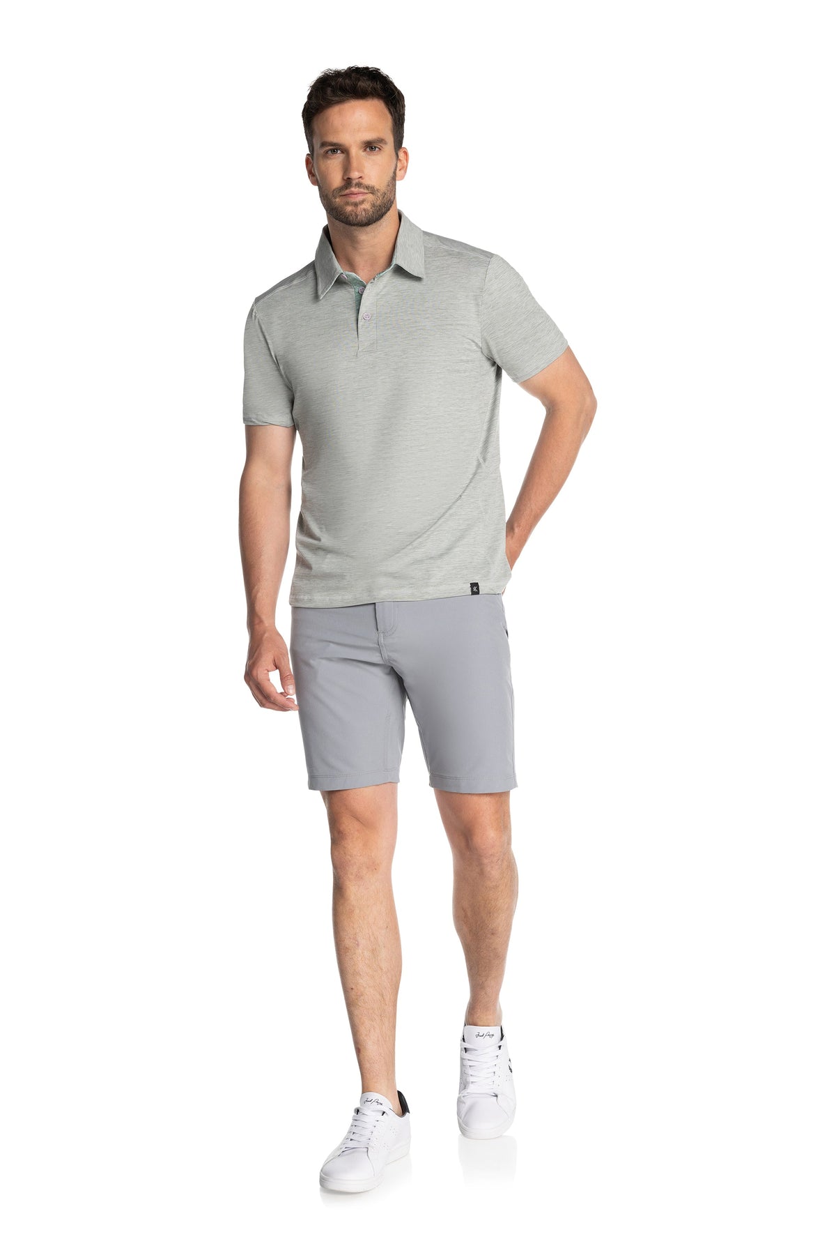 Polo à col contrasté Brookside