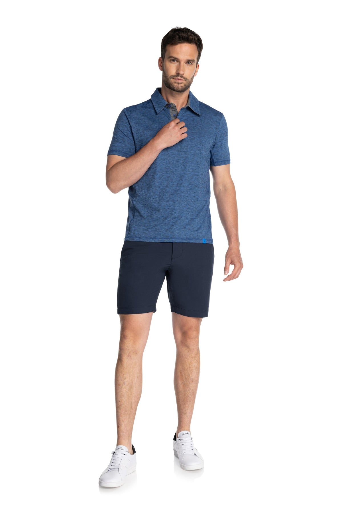 Polo à col contrasté Brookside