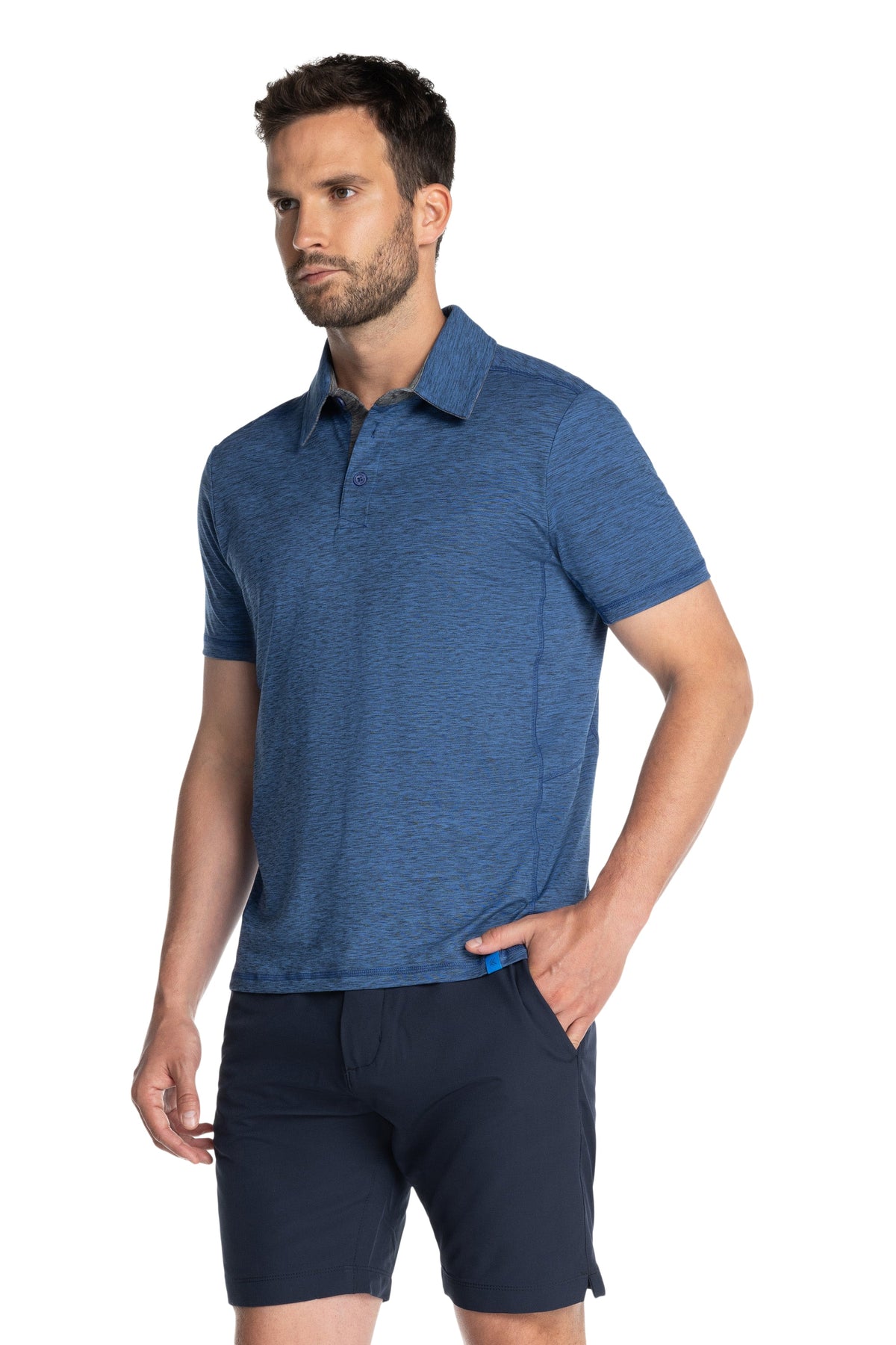 Polo à col contrasté Brookside