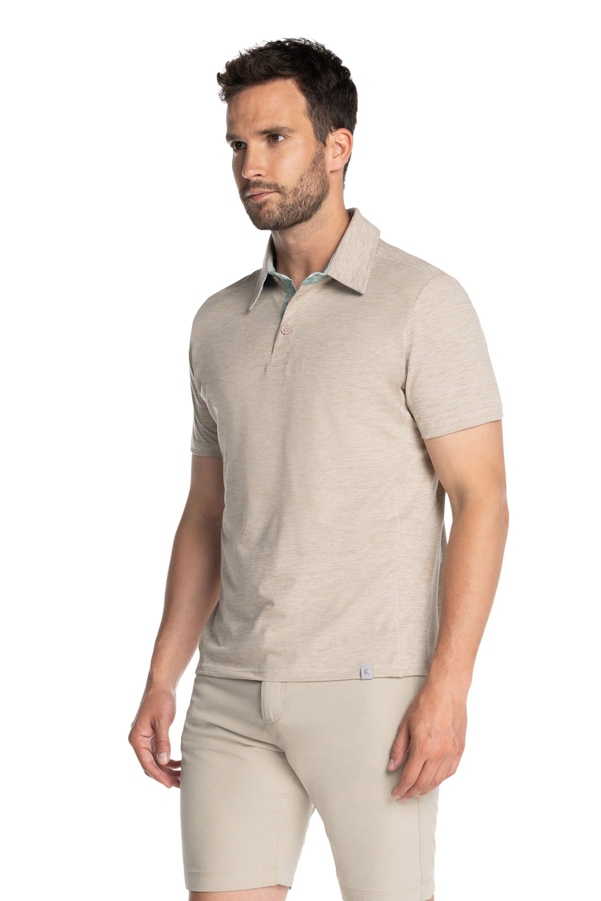 Polo à col contrasté Brookside