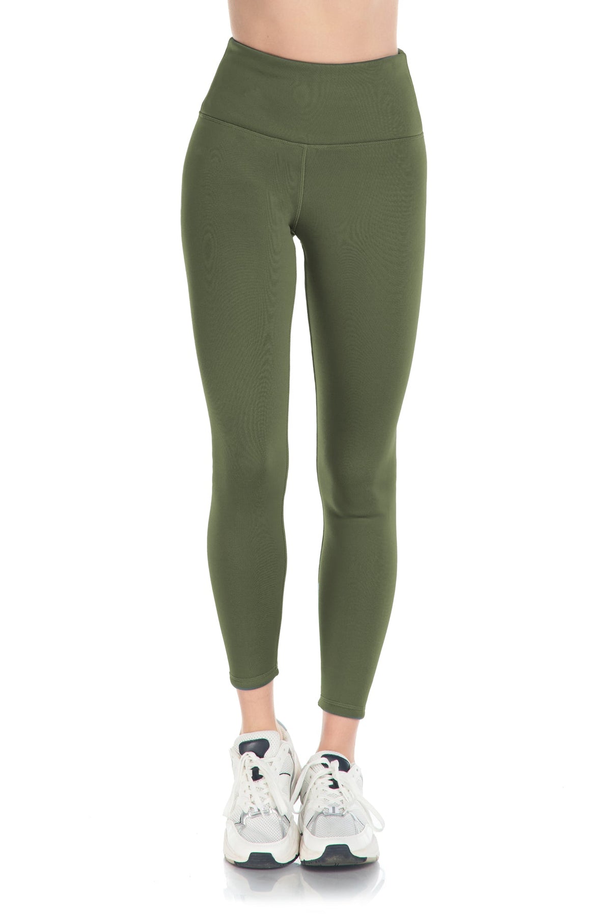 Sleek Sherpa Fleece-Lined High-Waist Legging
