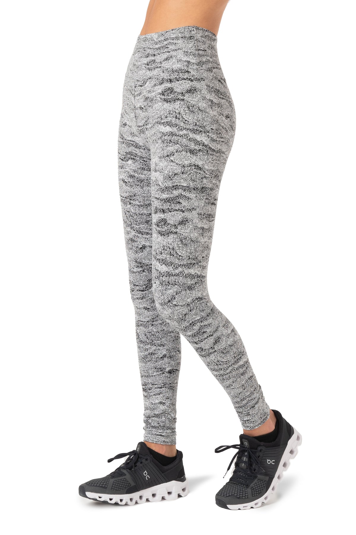Mineral High-Waist Soft Jacquard Marble Leggings