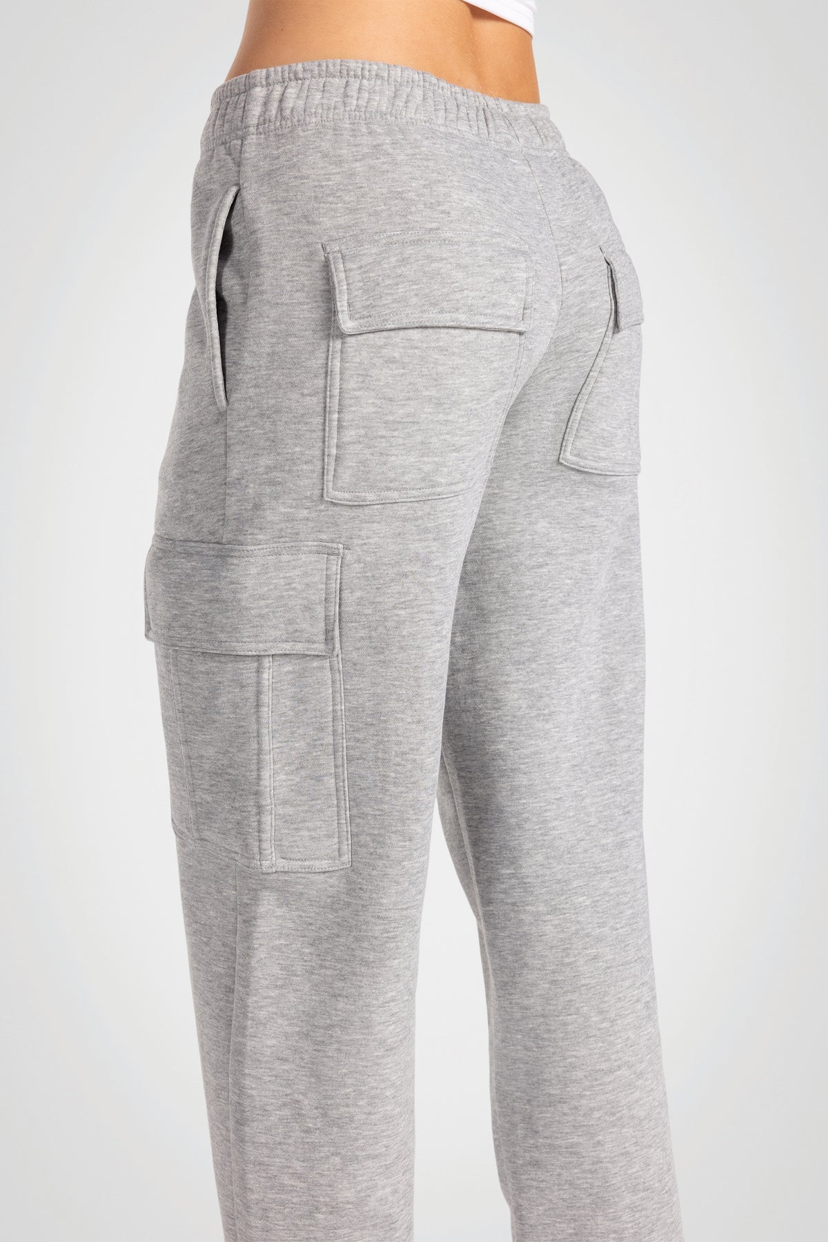 Pantalon de jogging cargo en polaire – 30"