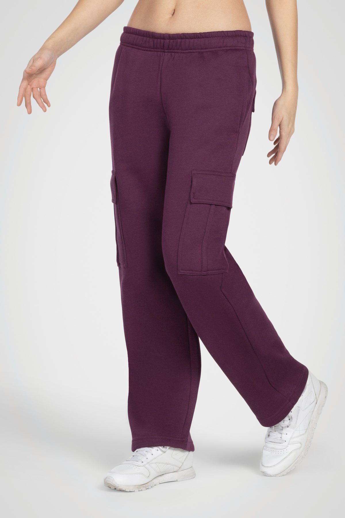 Pantalon de jogging cargo en polaire – 30"
