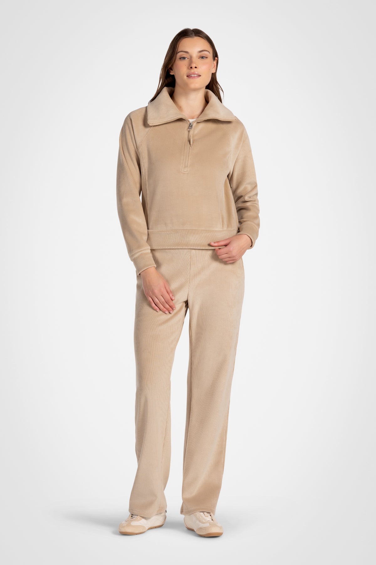LuxeRib Velour Pant