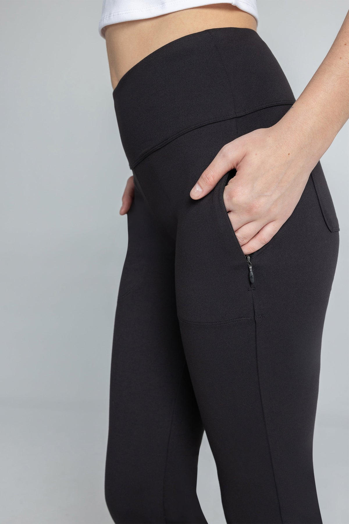 Pantalon évasé taille ultra haute Luna