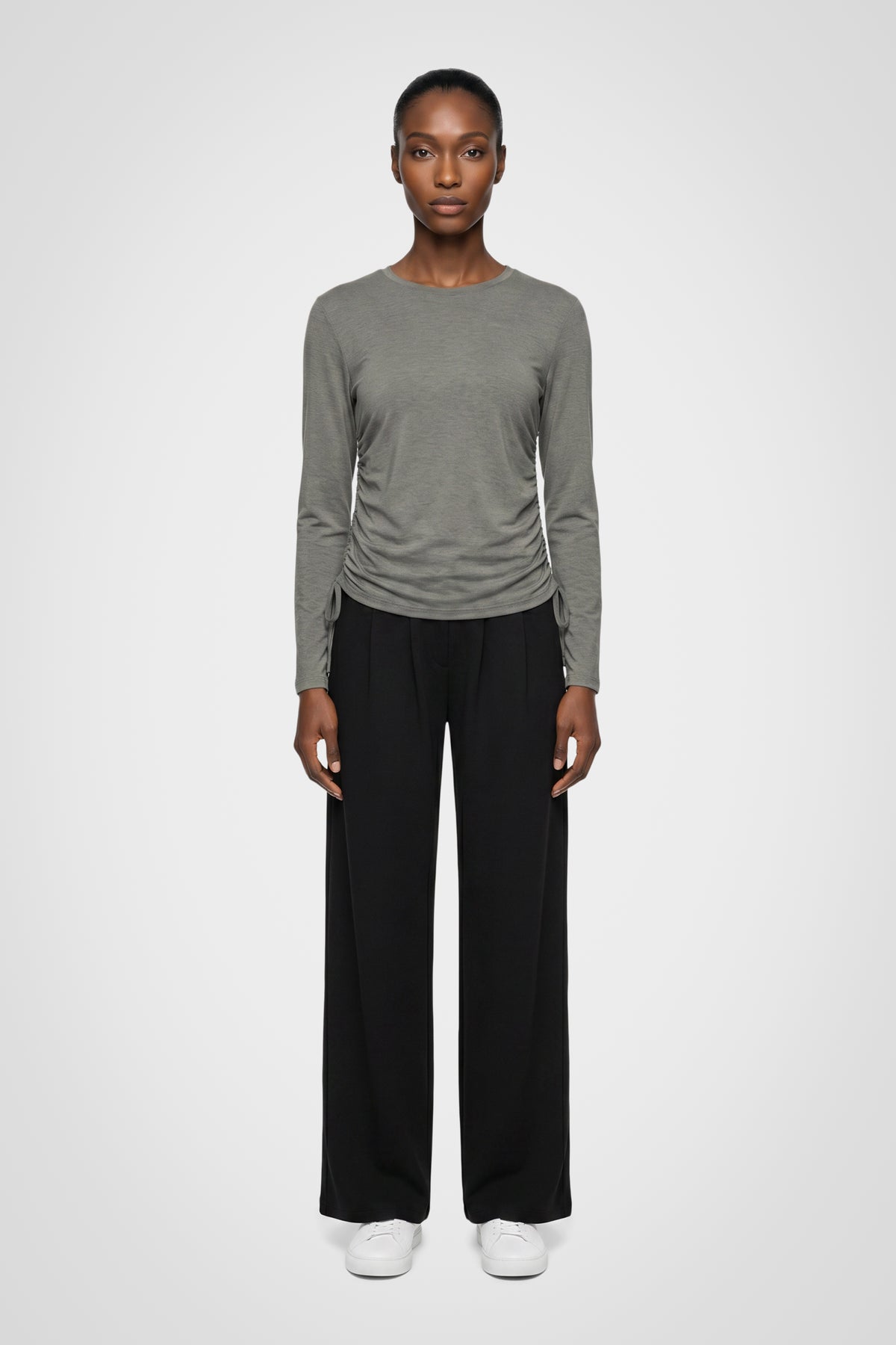 Active Ruched Long Sleeve Top