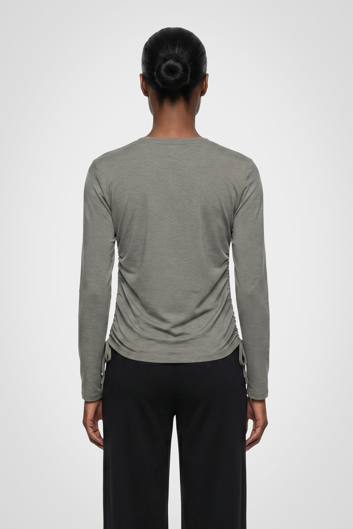 Active Ruched Long Sleeve Top