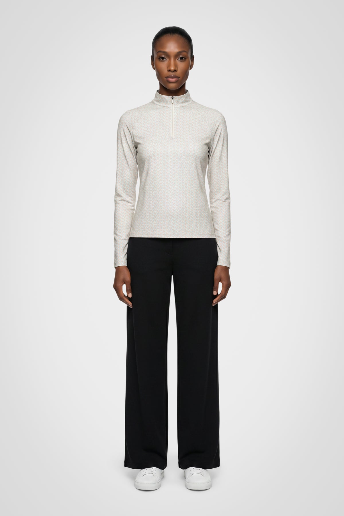 Sierra Quarter Zip Long Sleeve Top