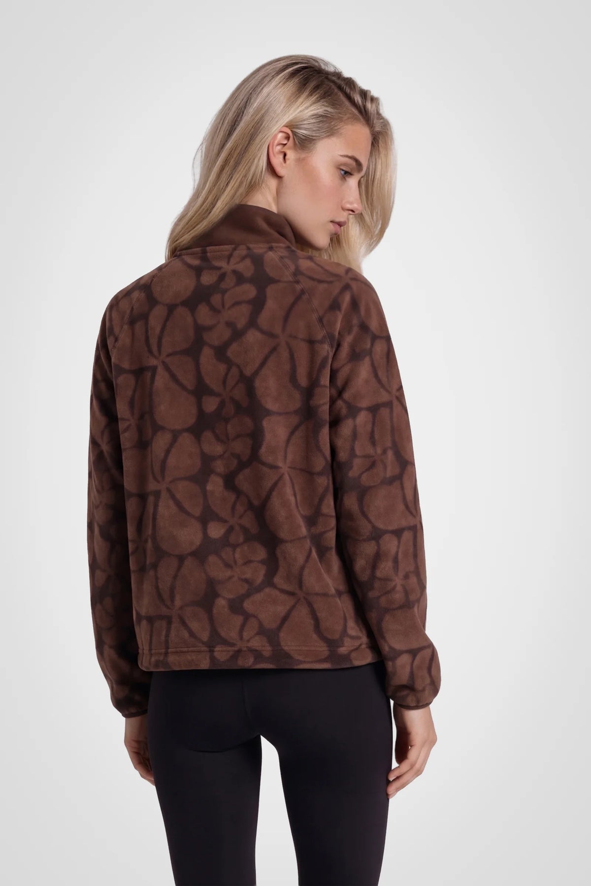 Alverra Printed Polar Fleece Pullover