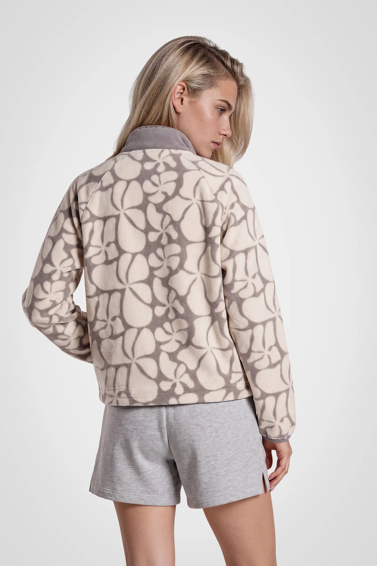 Alverra Printed Polar Fleece Pullover