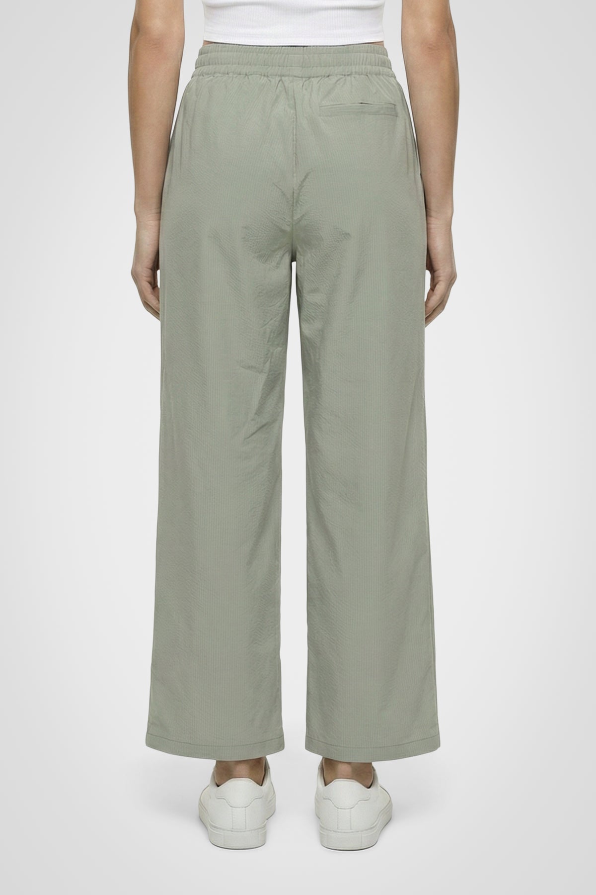 Pantalon court large en seersucker