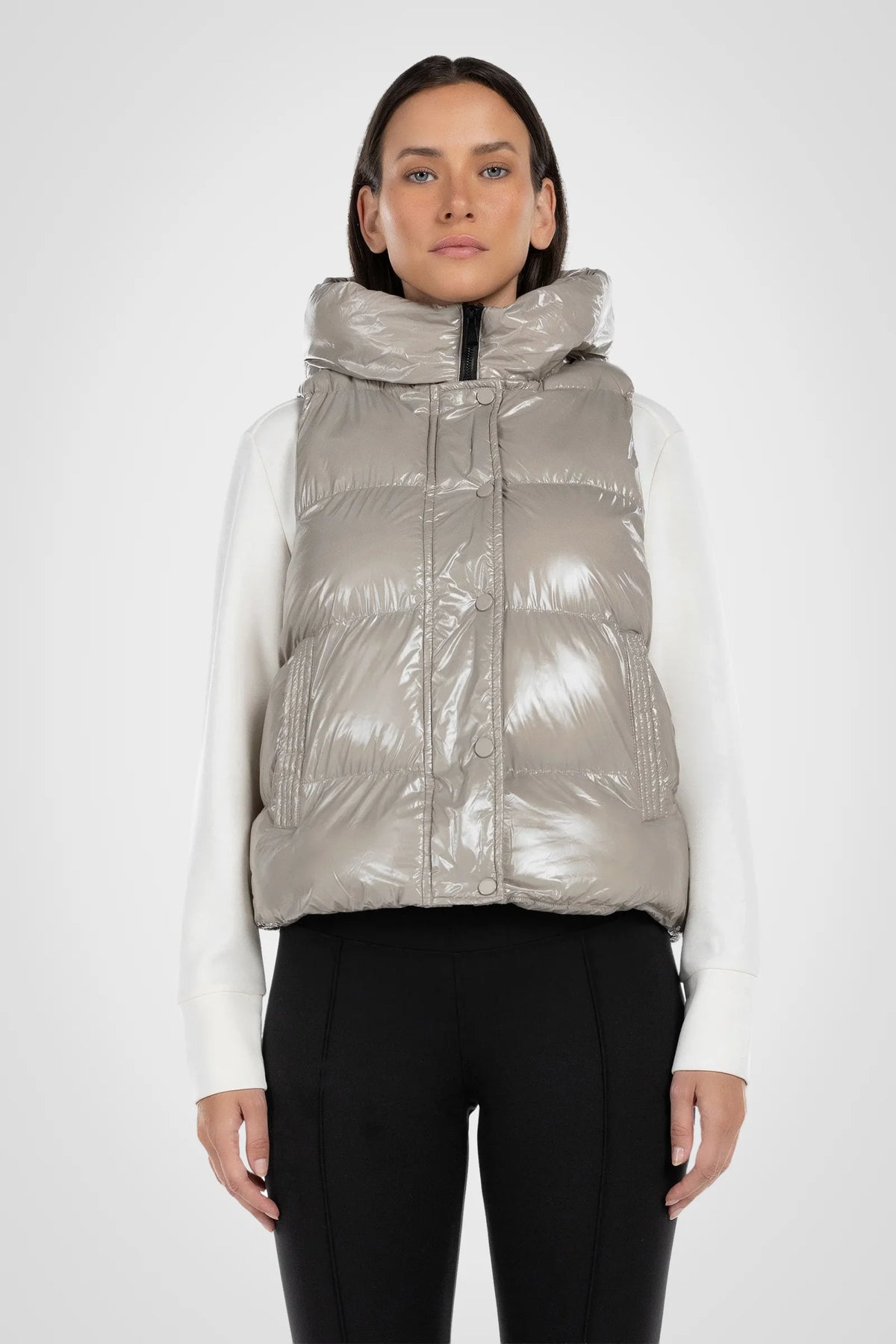 Boreal Short Glossy Puffer Vest