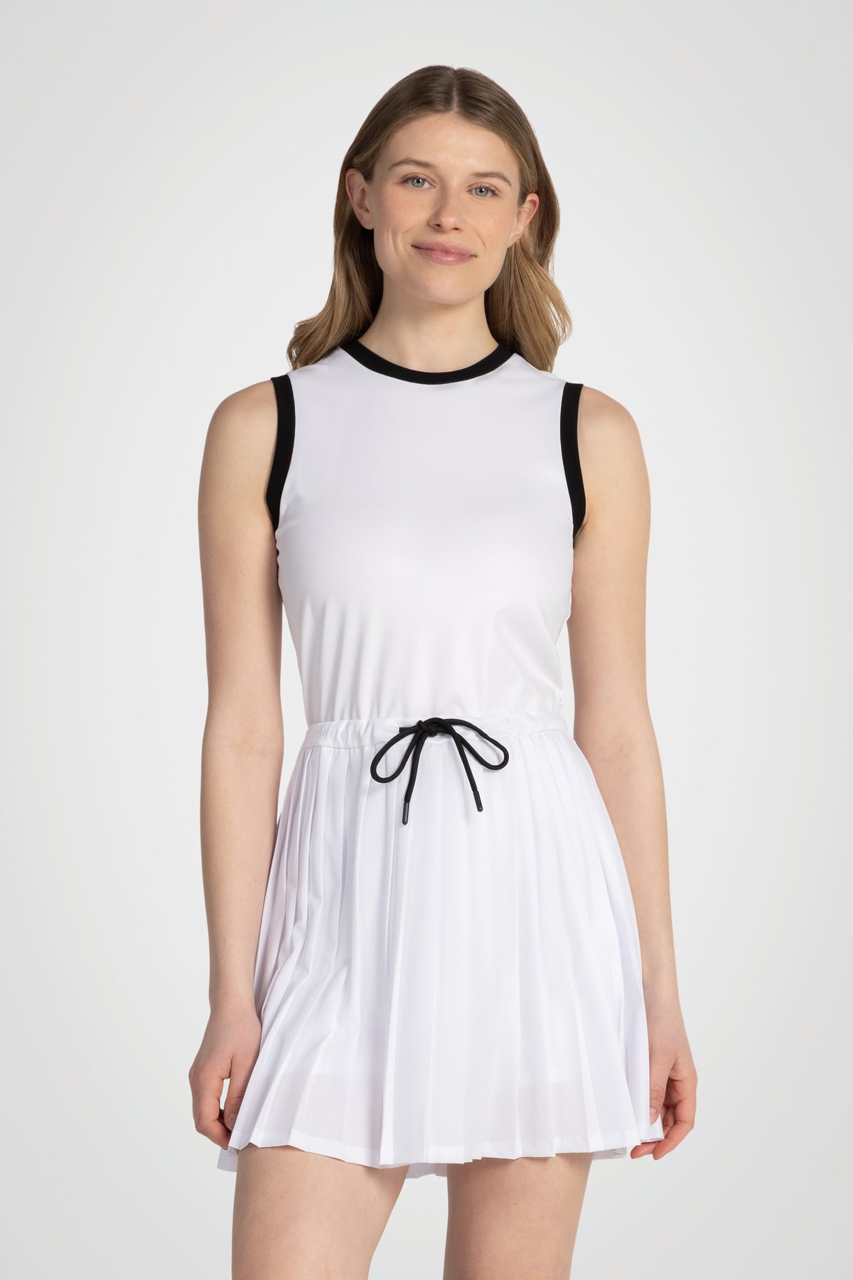 Glide Pleated Dress