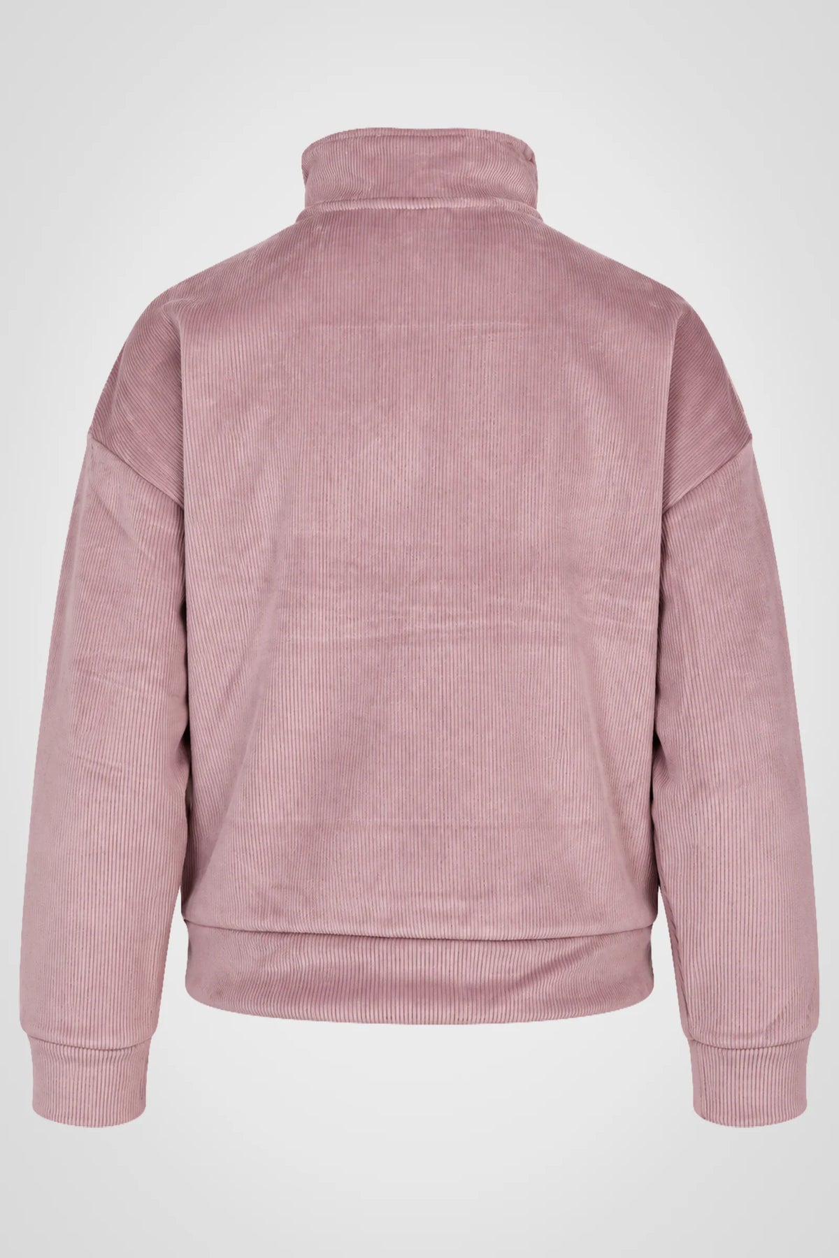 Avelisse Rib Velour Quarter-Zip Pullover