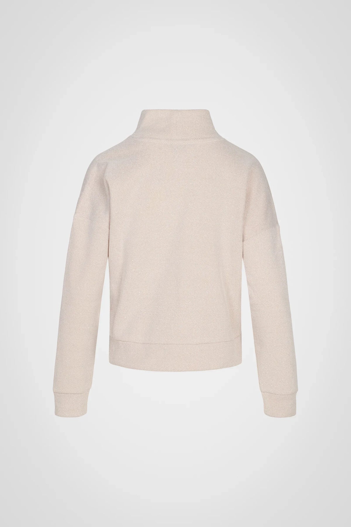 Cloud Hex Mock Neck Pullover