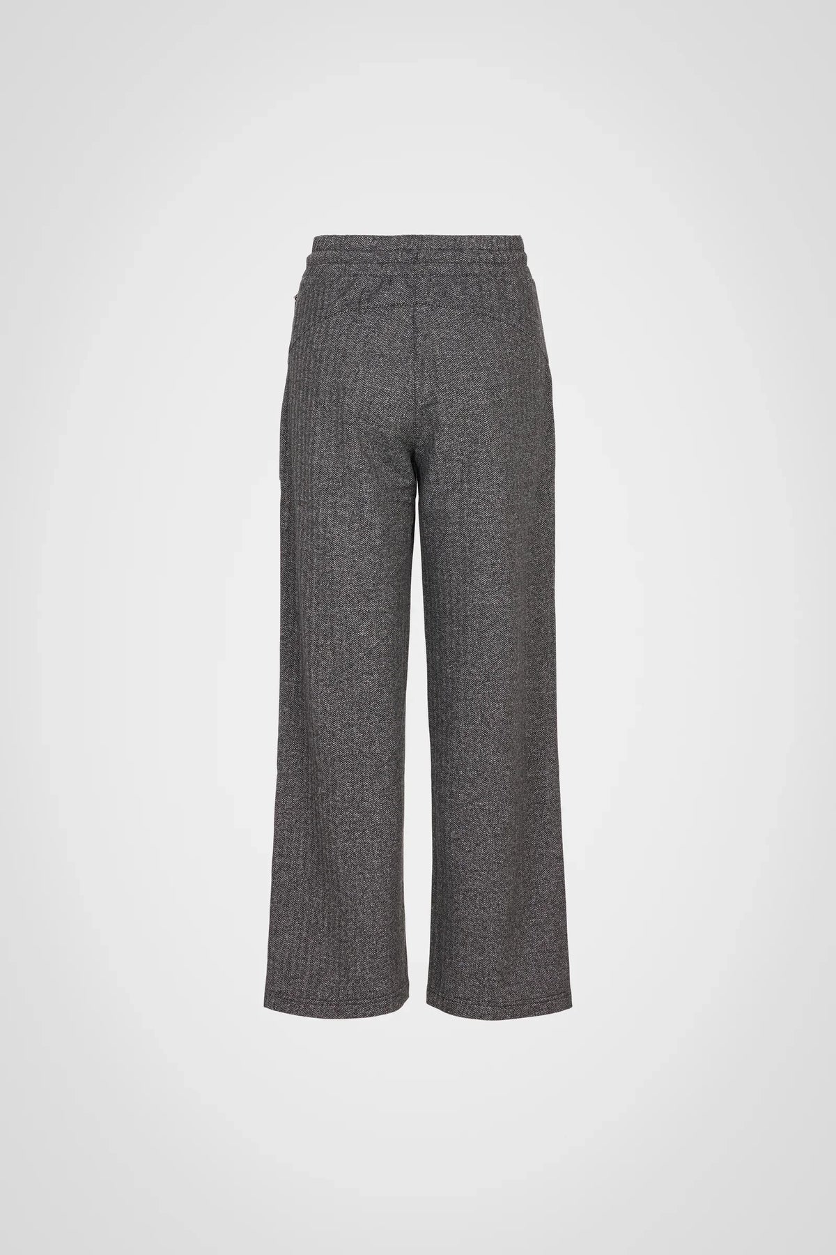 Cozy Herringbone Wide Leg Pant