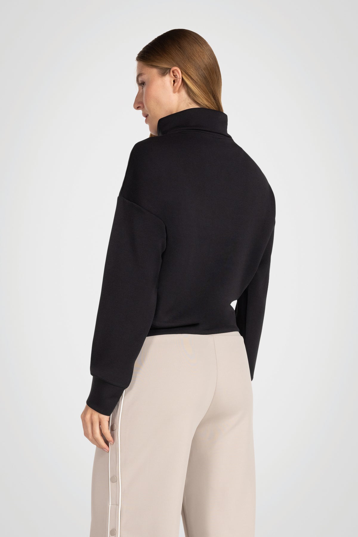 Pull à demi-zip Truffe