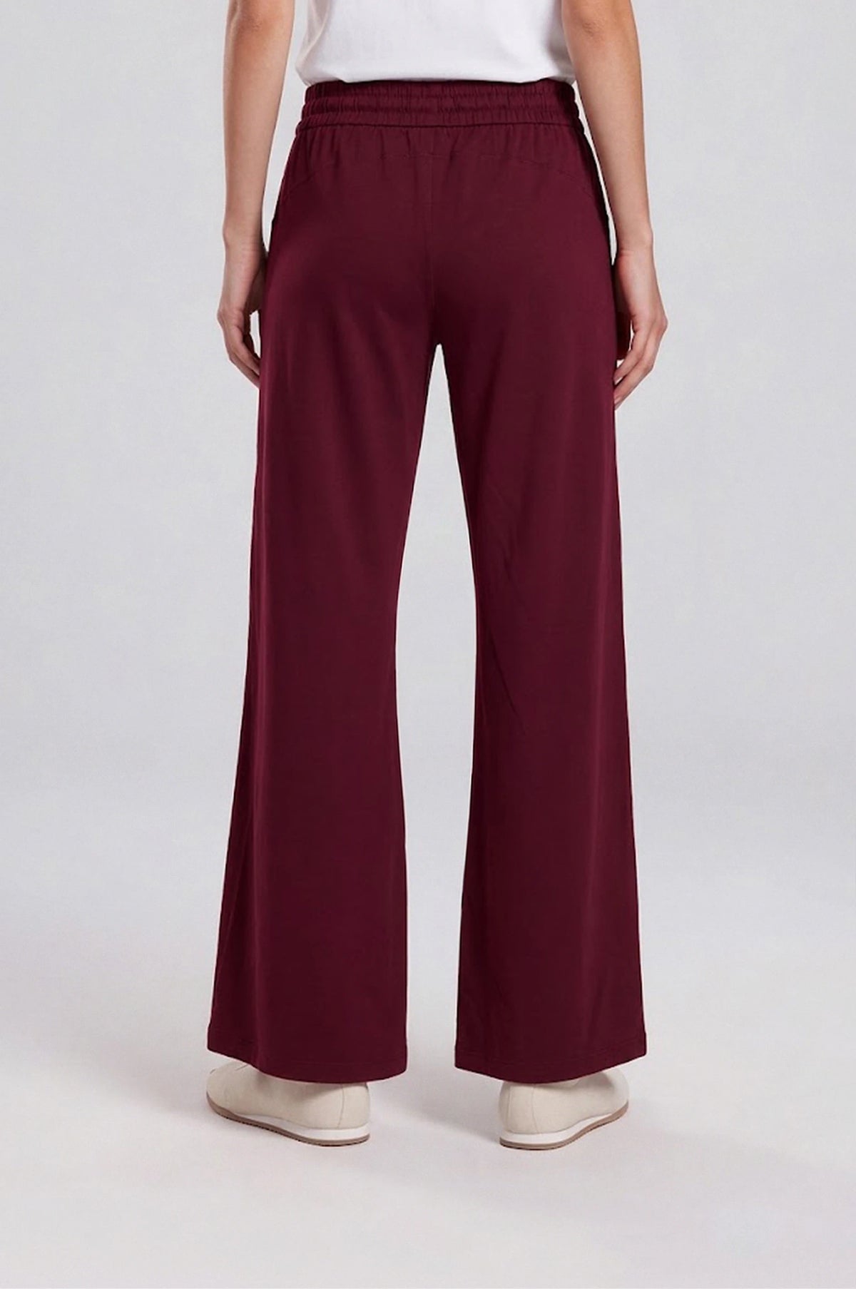 Aerelle Moss Jersey Wide-Leg Pants