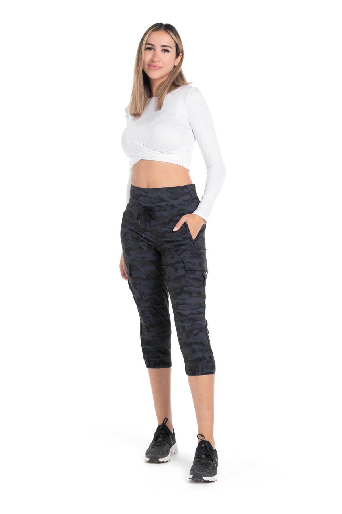 Cargo Woven Crop Jogger