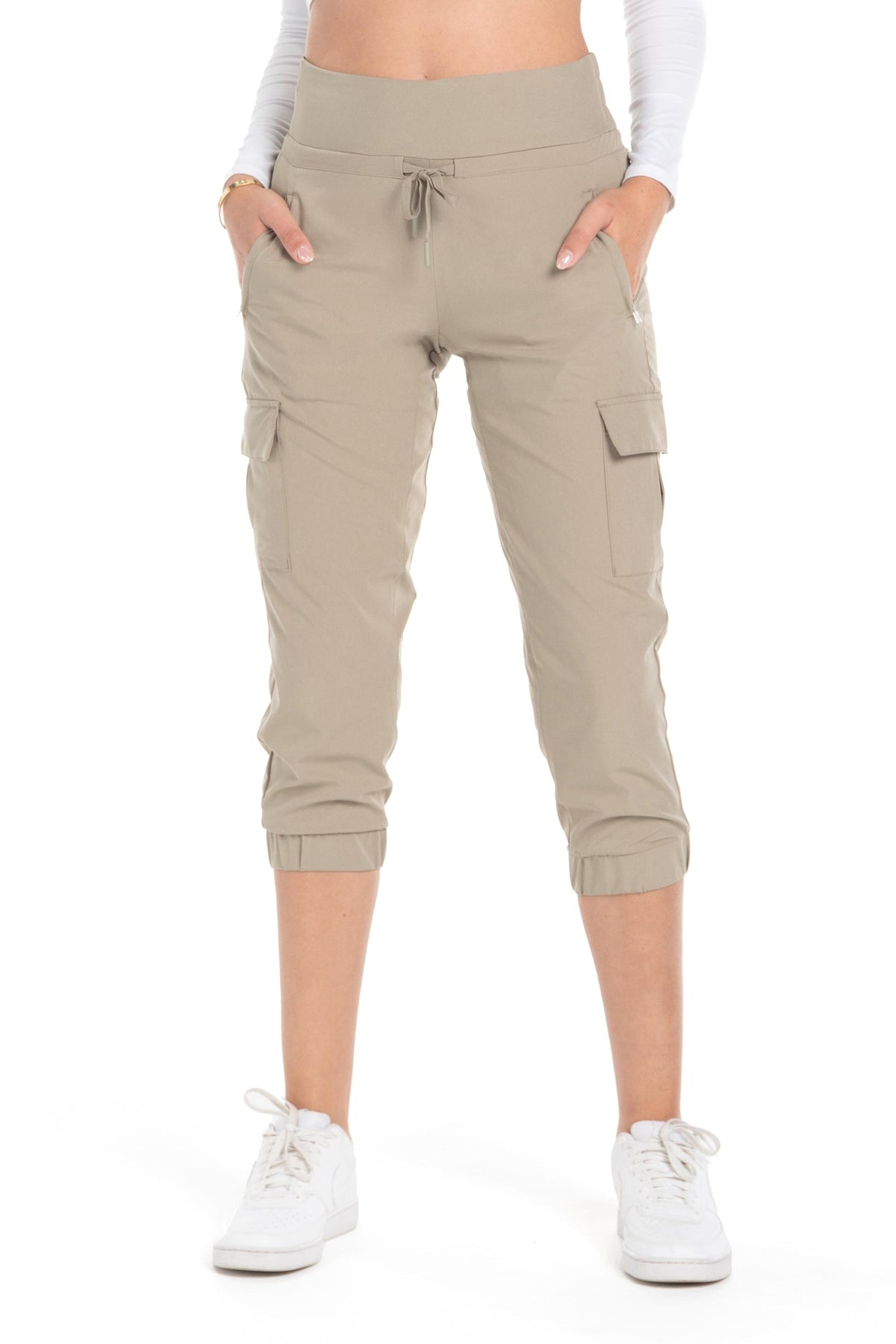 Cargo Woven Crop Jogger