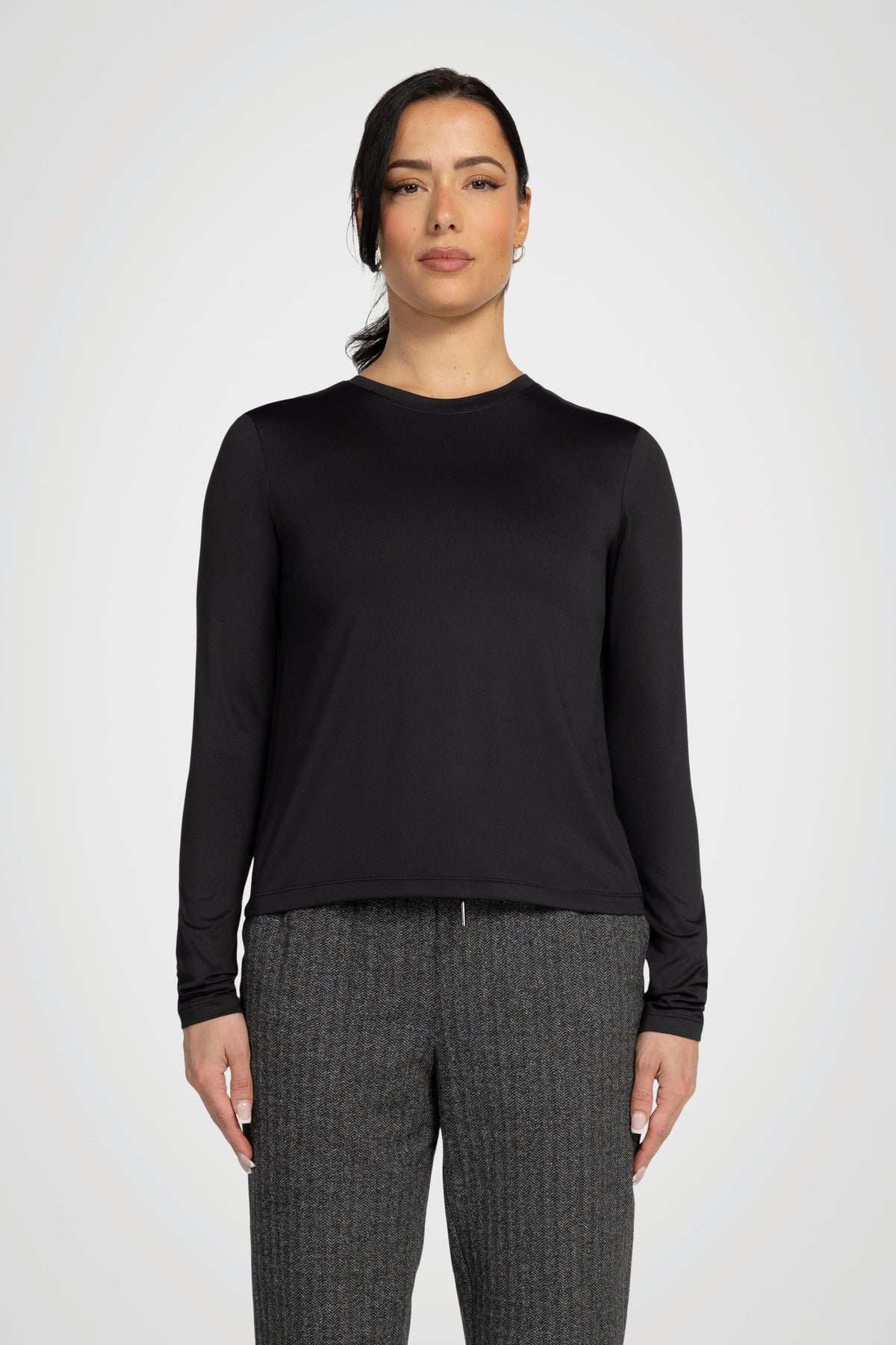 Willow Long-Sleeve Crewneck Top