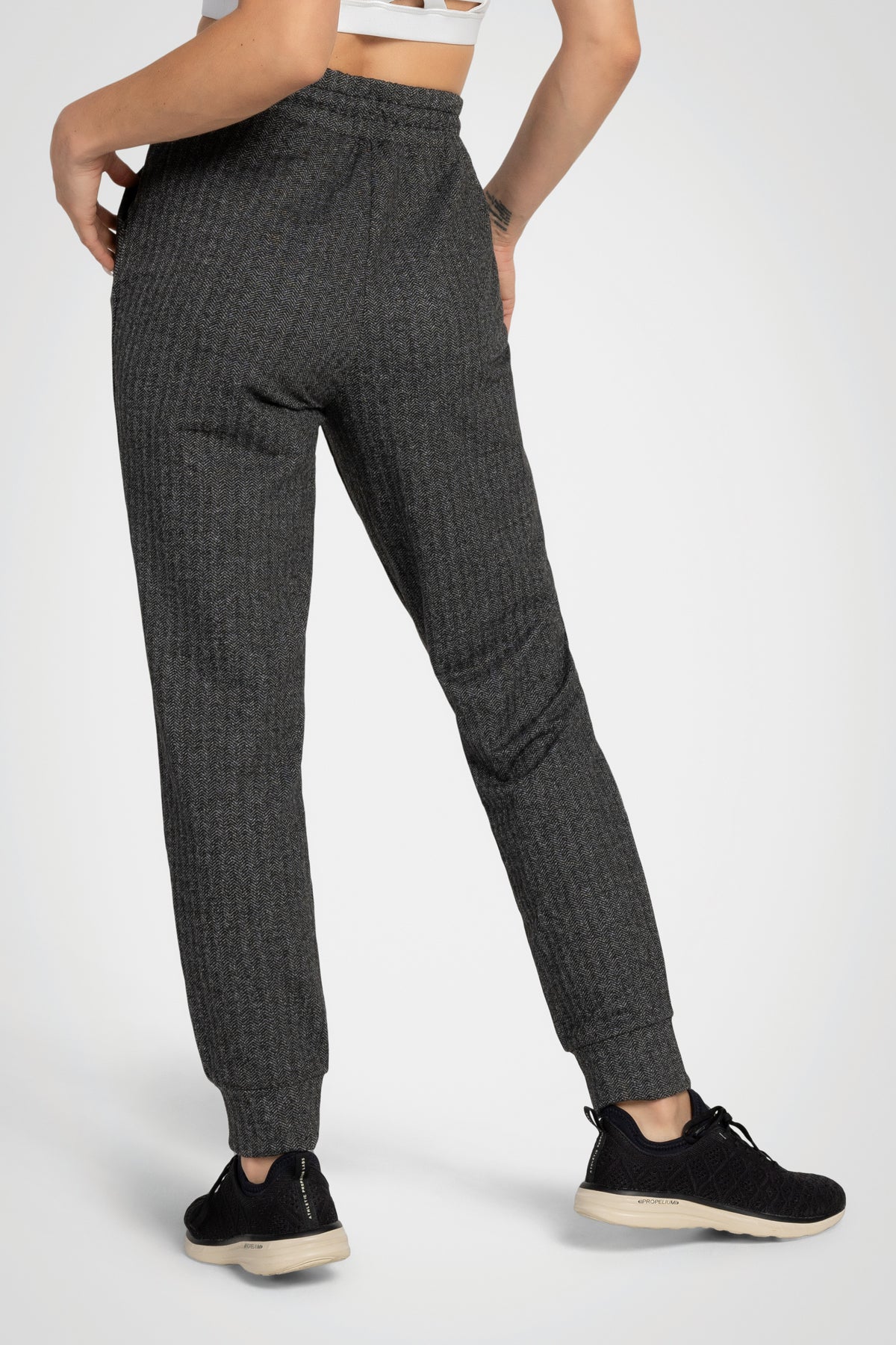 Pantalon de jogging en jacquard brossé Alaska