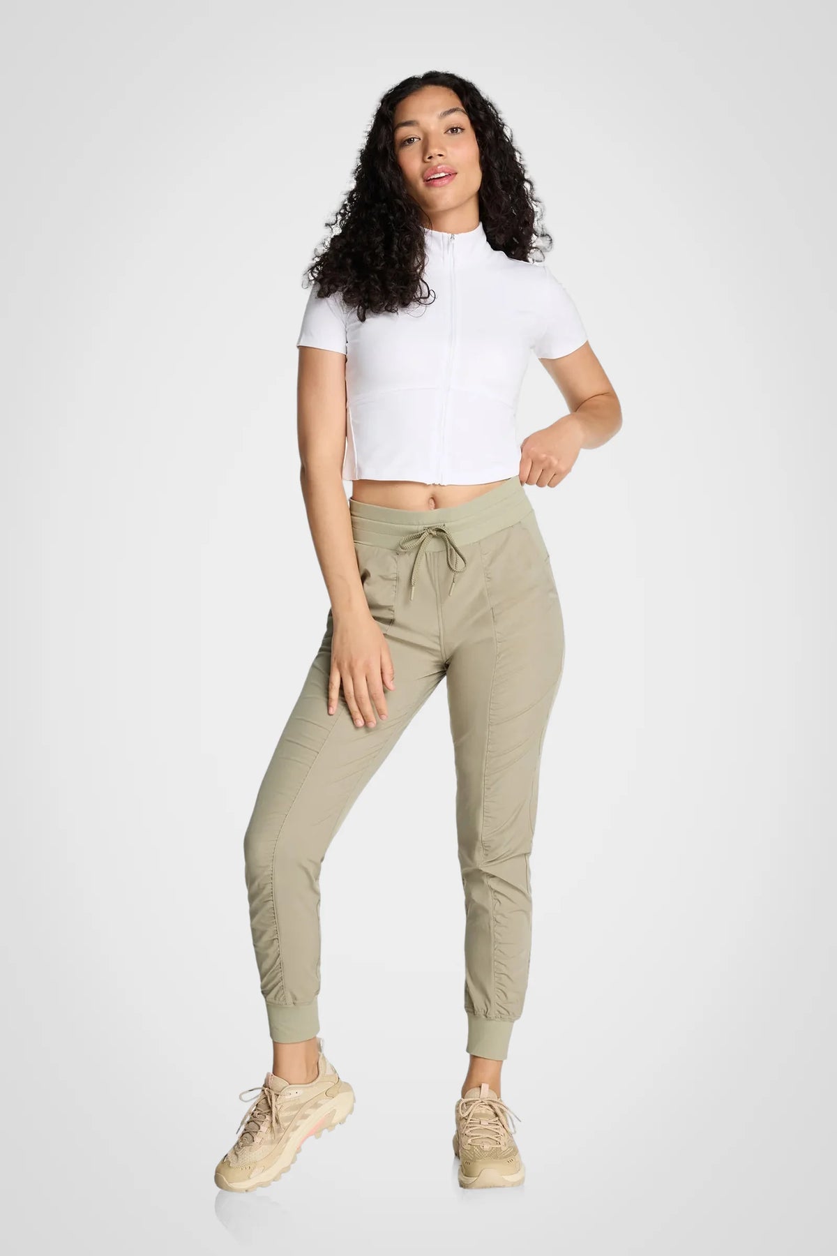 Pantalon à ourlet côtelé ComfortFlex